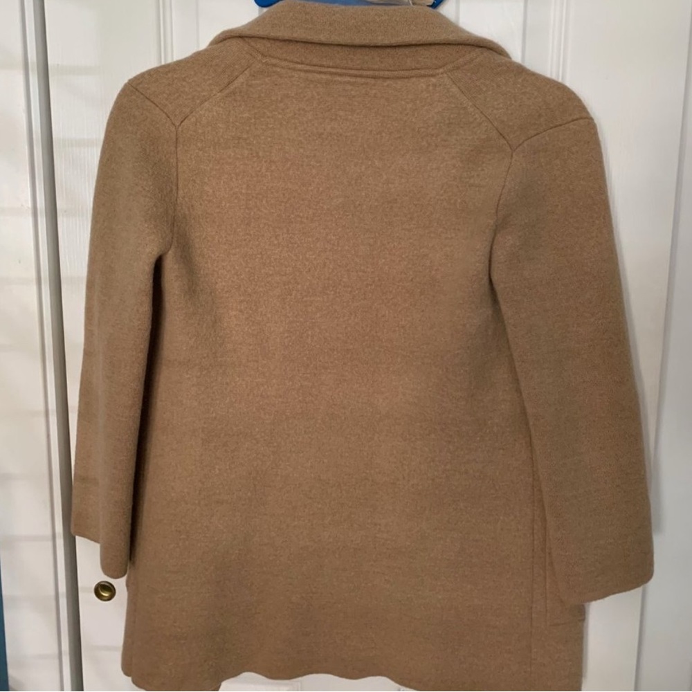 J.Crew Sophie open-front sweater-blazer XXS Khaki - Picture 3 of 5